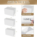 Extra Large Buffet Risers Set, 10" 12" 14" White Acrylic Food Risers for Buffet Table, Display Stand Shelf with Hollow Bottoms for Catering Dessert Collectibles Jewelry Figures Show (White)