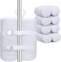 Extra Large 320 lbs White Sandbags Weight Bags for Pop up Canopy Tent, 1680D Heavy Duty Leg Weights Sand Bags Perfectly Matched with White Canopy/Gazebo/Patio Umbrellas, Set of 4