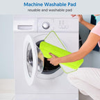 7 Count Reusable Microfiber Mop Pads for Swiffer PowerMop - MEXERRIS Microfiber Wet Pads Refills PowerMop Pads Machine Washable Hard Wood Floor Mop Pads Replacement for 13''-15'' Spray Wet Mops