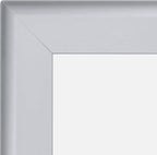 SnapeZo Poster Frame 36x48 Inches, Silver 1.7 Inch Aluminum Profile, Front-Loading Snap Frame, Wall Mounting, Wide Series