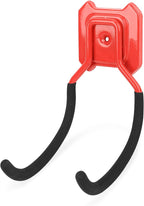 Prime 1 PR1ME 1 Pack Garage Garden Tool Organizer Wall Mount Hooks,Support 33lbs, Heavy Duty Metal Storage Hooks for Power Tool,Hand Tool,Bike,Hoses,Broom,etc