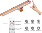 MIOBLUE LED Picture Light Battery Operated with Remote, 16in Rechargeable Picture Light for Paintings,Metal Display Art Light with Timer and Dimmable for Frame,Wal,Artwork,Portrait,Gallery,Dartboard