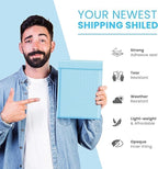 Light Blue 12.5x19.5 Inch Large Poly Bubble Mailers #6 | Padded Envelopes with Self Seal | Air Lined Cushioned Bubble Mailer | Usable Size 12.5x15 | 100 Pack Bulk | Lightweight shipping Bags