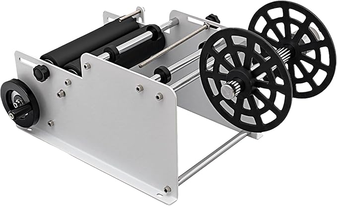 LOYALHEARTDY Manual Round Labeling Machine Bottle Label Applicator Adjustable Bottle Labeling Machine for Bottlesφ0.79-7in