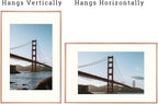 Frametory, 16x24 Metal Picture Frame with Mat for 12x18 Picture & Real Glass, Aluminum Photo Frame Collection (Rose Gold, 2 Pack)