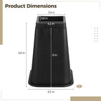 yeesport 4 Pcs Bed Risers, 8 Inch Heavy Duty Sofa Risers Set, Furniture Risers with Protective Foam Top and Rubber Bottom, Non-Slip Bed Risers for Added Storage and Easy Cleaning