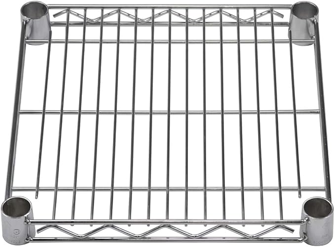Shelving Inc. 14" d x 14" w Chrome Wire Shelving with 1 Tier Shelf, Weight Capacity 800lbs Per Shelf