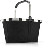 reisenthel carrybag black - Sturdy shopping basket with plenty of storage space and practical inner pocket - Elegant and water-repellent design
