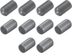 uxcell 10pcs Rubber End Caps 11.5mm ID Vinyl Round End Cap Cover Screw Thread Protector Dark Grey