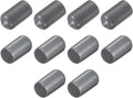 uxcell 10pcs Rubber End Caps 12mm ID Vinyl Round End Cap Cover Screw Thread Protector Dark Grey