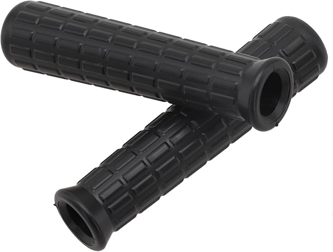 2Pcs Wheelbarrow Handle Covers 12-32mm Rubber Grip Sleeves Non Slip Garden Cart Handles Shock Absorption Black(114 x 16mm)