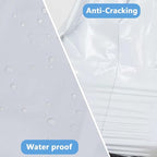 50pcs 24x26" White Poly Mailers - Self Adhesive Shipping Bags, Waterproof Bulk Packaging for Clothes & E-Commerce