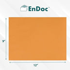 EnDoc 9x12 Clasp Envelopes – Brown Kraft Catalog Envelopes with Clasp Closure & Gummed Seal – 28lb Heavyweight Paper Envelopes for Home, Office, Business, Legal or School – 100 Pack
