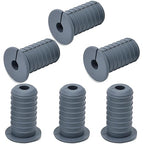 6pc Starlink Cable Grommet 3/4" Silicone Anti-Slip Wall Hole Pass Through Split Cable Bushings for TV Wire Ethernet Cord, Starlink Cable Routing Kit Accessories,38mm/1.5"Ht, Grey