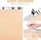 Metronic Poly Mailers 14.5x19 500 Pcs | Medium Size Shipping Bags for Clothes | Large Poly Mailer Bags, Shipping Envelopes, Mailing Bags for Small Business, Strong Adhensive Poly Bags Beige