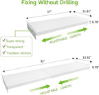 Expandable Closet Shelves Organizers, Adjustable Shelf for Cabinet Rack Storage Wardrobe Divider Shelving for Closets Pantry Cupboard Kitchen Large 1 Pack