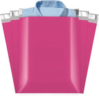 Fuxury Poly Mailers 12x15.5 Inch 500 Pcs, Bulk Shipping Bags for Clothing, Strong Adhesive Shipping Envelopes for Small Business Suppliers,Waterproof Mailers Poly Bags Mailing Envelopes Pink