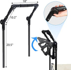 Camper Wagon Push Handle Attachment - Foldable Garden Carts Replacement for Outdoor Grocery Trolley, Not Include Cart
