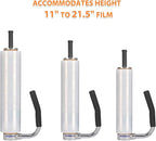 shrink wrap handle,Industrial Stretch Film Dispenser including Film Cutters,Suitable for 11" to 21.5" film height Pallet Wrap.Top Quality Stainless Steel, Tough, Durable