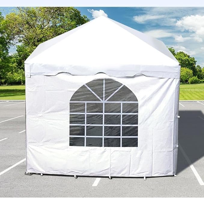 TentandTable Standard Cathedral Tent Sidewall, 7-Foot by 10-Foot, Waterproof Sidewalls for Commercial Party & Canopy Tents, UV Resistant & Removable, 14oz Translucent Vinyl, Tent Not Included
