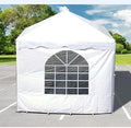 TentandTable Standard Cathedral Tent Sidewall, 8-Foot by 10-Foot, Waterproof Sidewalls for Commercial Party & Canopy Tents, UV Resistant & Removable, 14oz Translucent Vinyl, Tent Not Included
