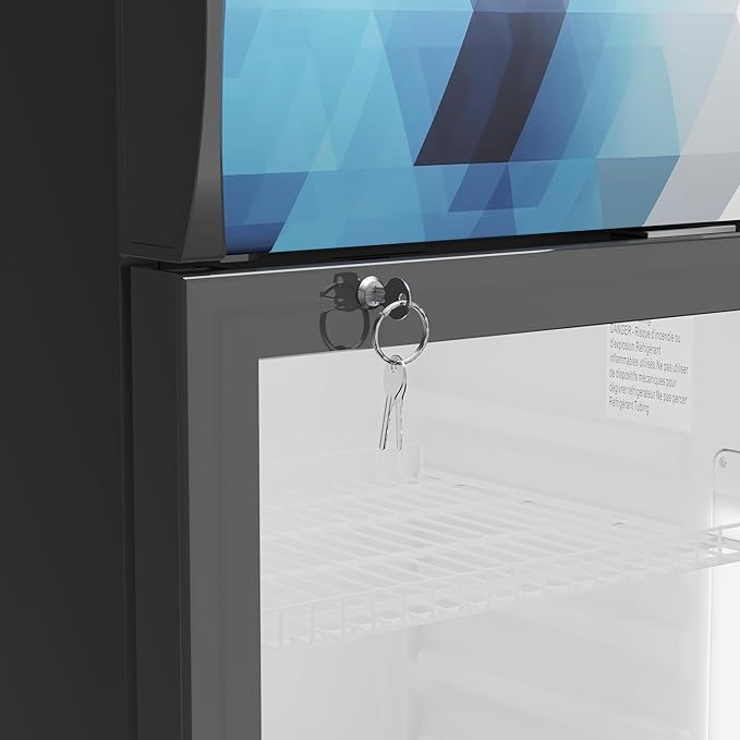 KoolMore MDR-9CP Display-Refrigerator, 9 cu.ft. Single Swing Door, Black