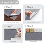 Carpet Tile 24” X 24” Self Adhesive Carpet Floor Tiles Anti-Slip Reusable Carpet Squares Peel and Stick Carpet Floor Tile Easy Install DIY for Bedroom Living Room (21, Light Gray)