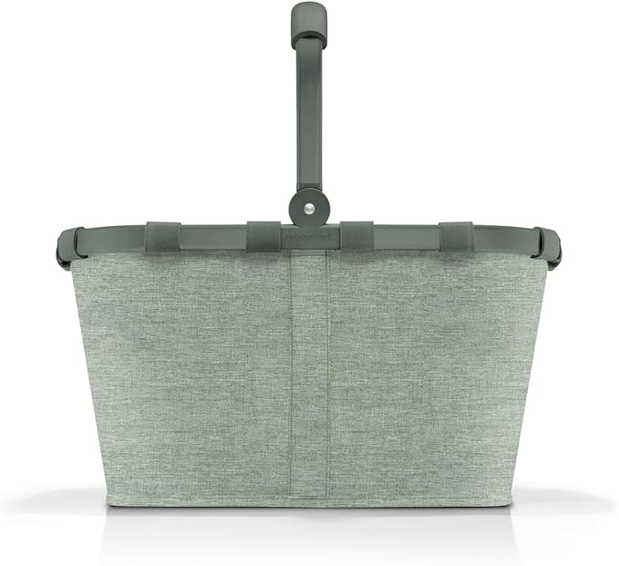 reisenthel carrybag twist sage - Sturdy shopping basket with plenty of storage space and practical inner pocket - Elegant and water-repellent design