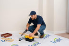 Temporary Floor Protection for Construction Projects, Floor Protection Film-Protects Hardwood, Tile, Carpet, Countertops, Bathtubs and More,Coverage of 325 SQFT (39.5''x100'-White)
