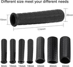 Wheelbarrow Antiskid Handle Cover, Rubber Handle Grips For Truck/Garden Cart/Barrow/Bike, Non Slip/Shock Absorption Round Tube Sleeves, Wheelbarrow Accessories(114 x 18mm)