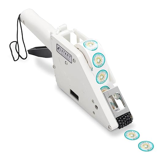 START International - LAP65-30 - Label Dispenser - Manual Label Applicator - Handheld Die Cut Small Labels Tool - 0.75-1.20 Inch - Narrow Width
