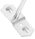 Garneck 10pcs Heavy Duty Metal Pegboard Hooks Set Rod for Garage Workshop Tool Storage and Craft Organization Bend-Resistant Hooks for Pegboards and Wall Panels