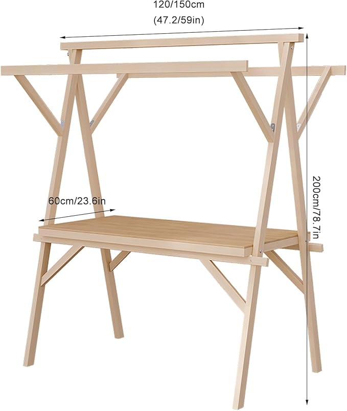 Collapsible Mobile Market Stall Carts Vendor on Wheels, Wood Outdoor Vendor Cart, Easy to Assemble for Parties, Birthdays, Weddings, Bar(Green1,120cm/47.2in)