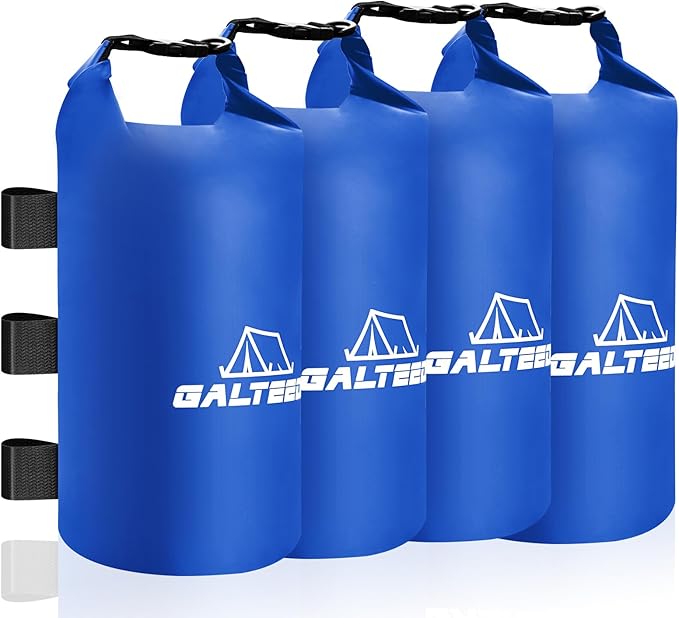 Canopy Water Weight Bag,112 LBS Canopy Weights Sand Bags,Canopy Tent Weights for Canopy Legs,Heavy Duty Weights Bags for Pop Up Tent Gazebo Legs(Without Sand)