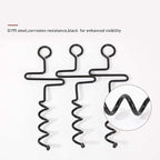 4lots Tent Pegs Beach Canopies Stake High Strengths Steel Anchors for Camping Travel Beach Tent