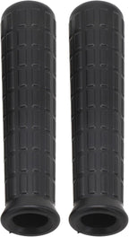 2Pcs Wheelbarrow Rubber Handles Replacement, Anti-slip Handle Grip Covers Weatherproof Handles Non-Slip Round Tubes for Garden Carts(114x16mm Black)