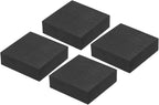 PATIKIL Rubber Anti-Vibration Pads, 4 Pcs Square Vibration Isolation Mats 1.97" x 1.97" x 0.6" for HVAC, Air Conditioner, Air Compressor, Washer, Dryer, Black