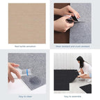 Carpet Tile 24” X 24” Self Adhesive Carpet Floor Tiles Anti-Slip Reusable Carpet Squares Peel and Stick Carpet Floor Tile Easy Install DIY for Bedroom Living Room (21, Dark Grey)