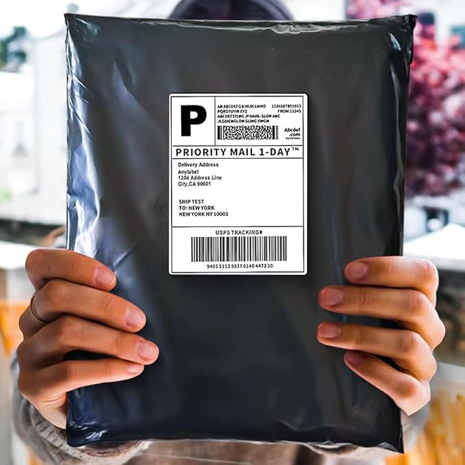 POLYSELLS 60000 pcs 14.5x19 Inches Black Bulk Poly Mailers Shipping Envelopes, Strong Adhesive Sealing, Waterproof and Tear-resistant Postal Mailing Bags for Clothing, Books, and Accessories in Pallet
