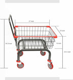 Heavy Duty Laundry and Grocery 1.8 Bushel Cart With U-Handle (Blue)