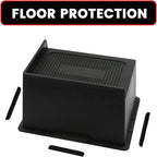 Bed Risers 4 Inch Heavy Duty, Oversized Furnitures Risers 4 inch Support 6000 lbs, Bed Table Rising Blocks, Fits for Couch, Sofa, Chair, Furniture Lifts, 4" 4 Pack