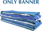 Customize Collapsible Pop Up Display Stand with Tension Fabric Banner for Trade Show Display Backdrop Booth,Exhibition,Conference,Weddings,Parties,Stores 7.5x10FT(Only Banner Without Frame)