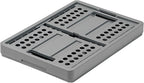 Clax® crate | folding box | basket | 48 qt (12 gal) | grey