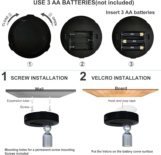 Spotlight Indoor, Battery Powered Spot Lights with Remote, Plant Uplights, Timer Dimmable Tree Spotlights, Picture Light for Wall Art Display Dartboard Painting Artwork Accent-2Pack