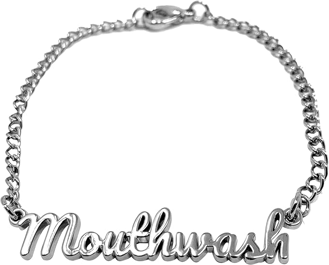 Mouthwash Dispenser Label Tags 1 pc (Silver)