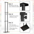 2Pack Sign Holder Stand,Display Stand,Heavy Duty Adjustable Pedestal Sign Stand Up to 75 inch,Double-Sided for Board & Foam Sign,Sign Stand with Base,Fit Wedding,Restaurant or Business etc(Poster not Included)