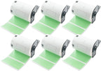 BETCKEY - Large Multi-Purpose Labels Replacement for Brother DK-1240 (4 in x 2 in), Compatible with Brother QL Label Printers [6 Rolls/3600 Labels, Green]