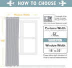 ChrisDowa Blackout Curtains 108 Inches Long for Living Room, Grommet Thermal Insulated Room Darkening Curtains for Bedroom (1 Panel Set, Sky Blue, 52W x 108L)