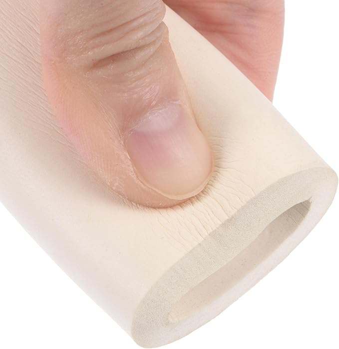 uxcell Foam Tubing for Handle Grip Support, 18mm ID 30mm OD 1m Length White