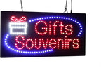 Gifts Souvenirs Sign, 19"x10", 48x24cm, TOPKING, LED, Neon, Florescent, Signage, Signboard, Display, Billboard, Screen, Grand Opening, Gift